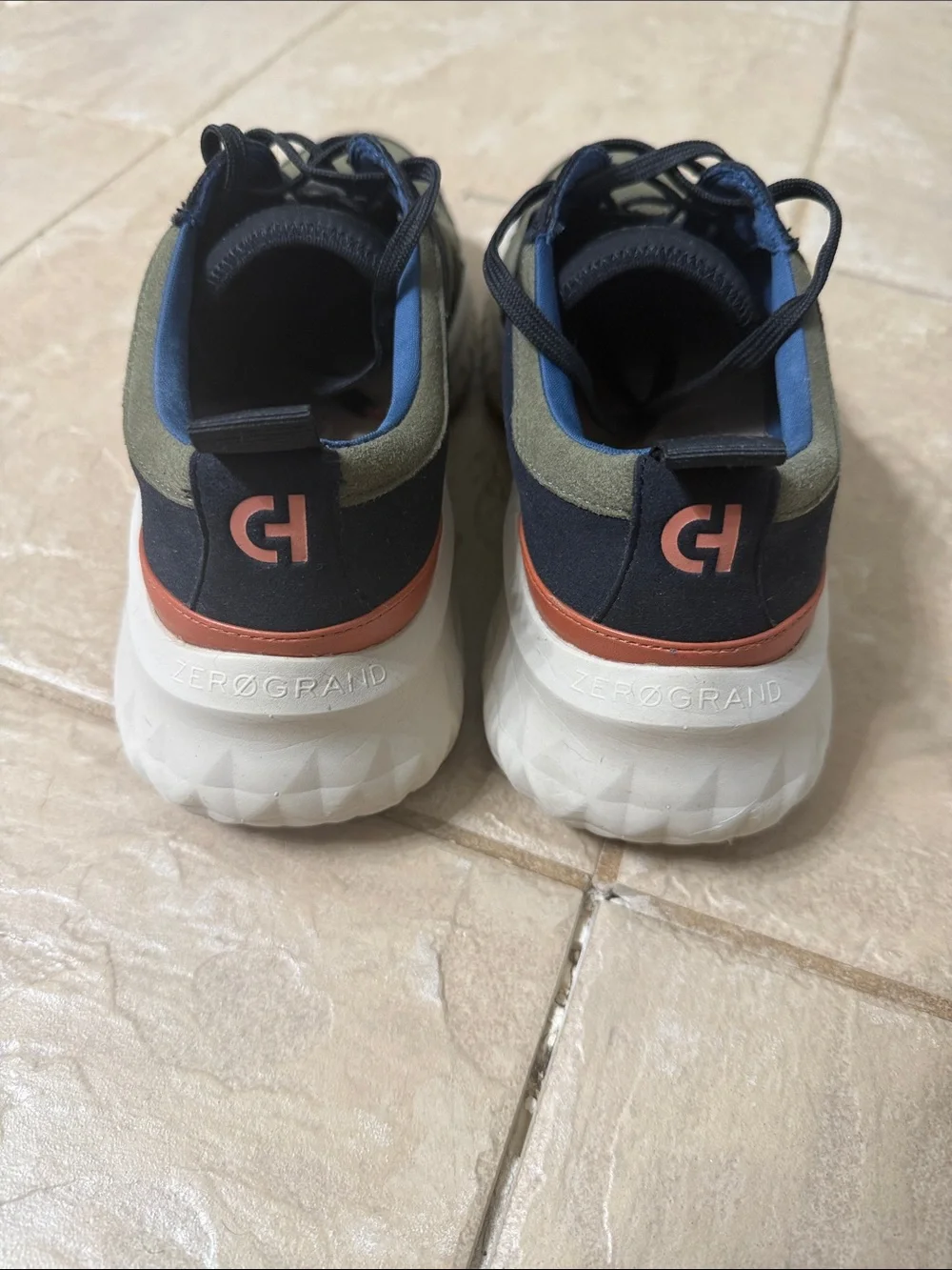 Men's Cole Haan Olive and Black Lightweight Casual Sneakers